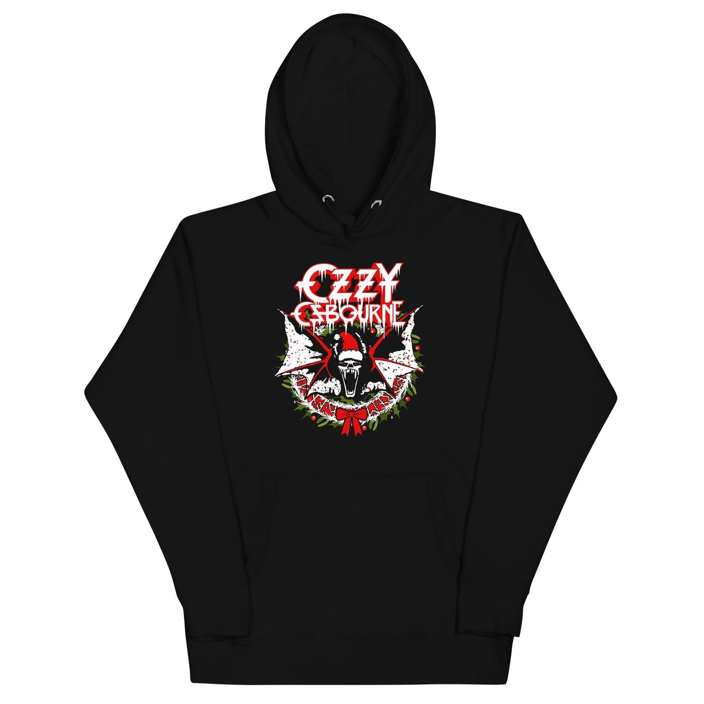 Ozzy Osbourne - Christmas Hoodie Black