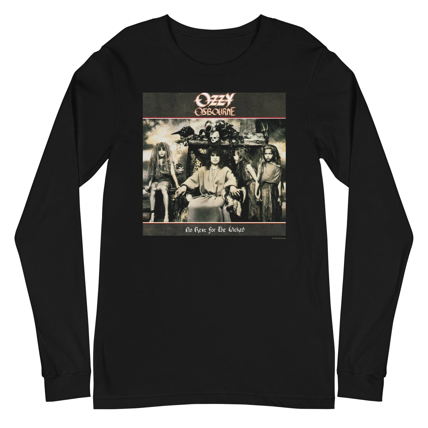 Ozzy Osbourne - No Rest for the Wicked Long Sleeve T-Shirt Black