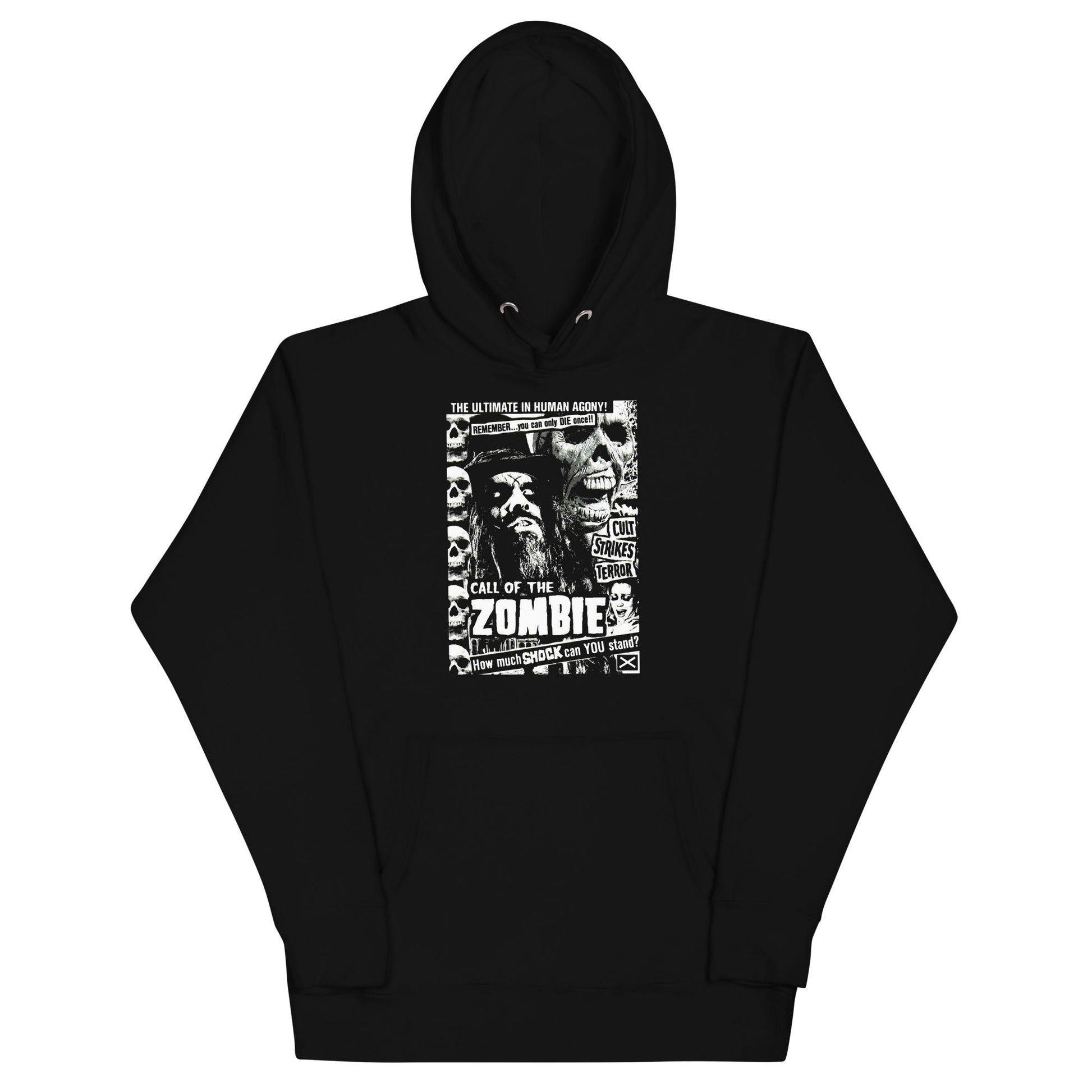 Rob Zombie - Black and White Hoodie Black