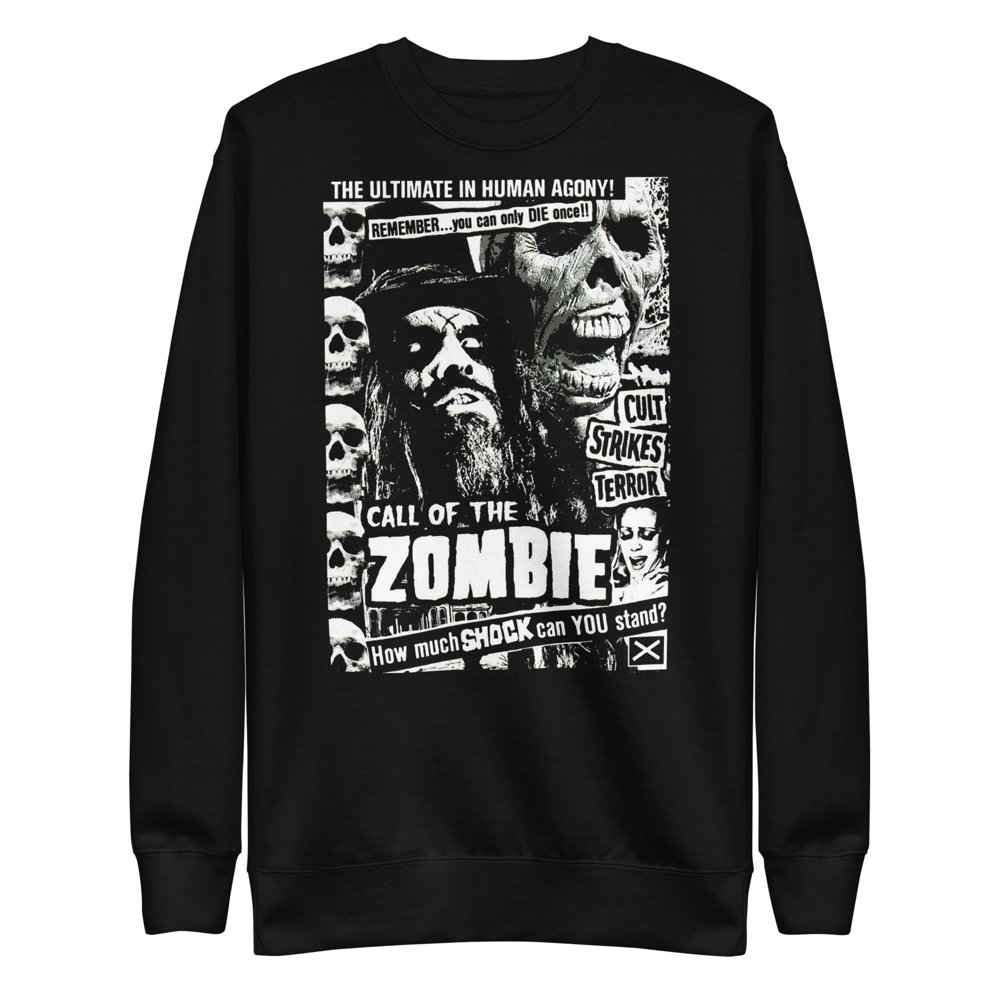 Rob Zombie - Black and White Sweatshirt Black