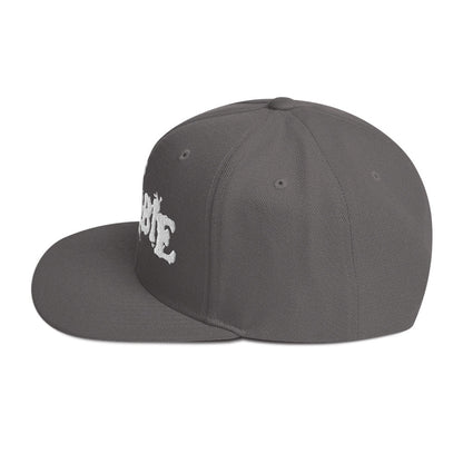 Rob Zombie Classic Logo Grey Embroidered Snap Back Hat