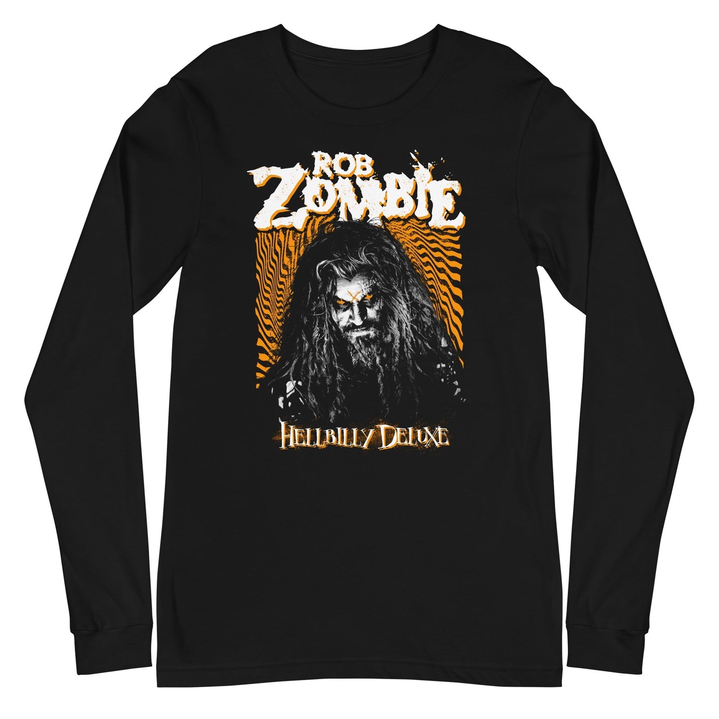 Rob Zombie - Hellbilly Orange Long Sleeve T-Shirt Black