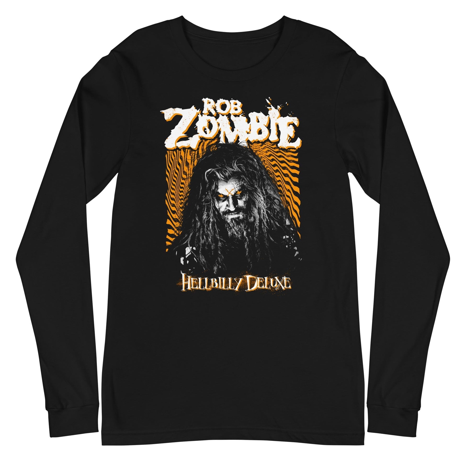 Rob Zombie - Hellbilly Orange Long Sleeve T-Shirt Black
