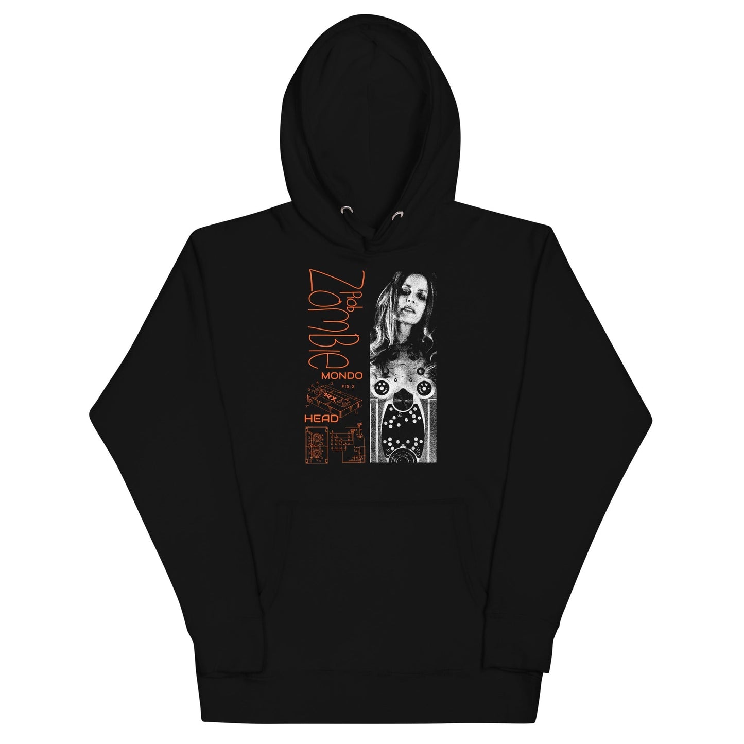 Rob Zombie - Mondo Head Hoodie Black