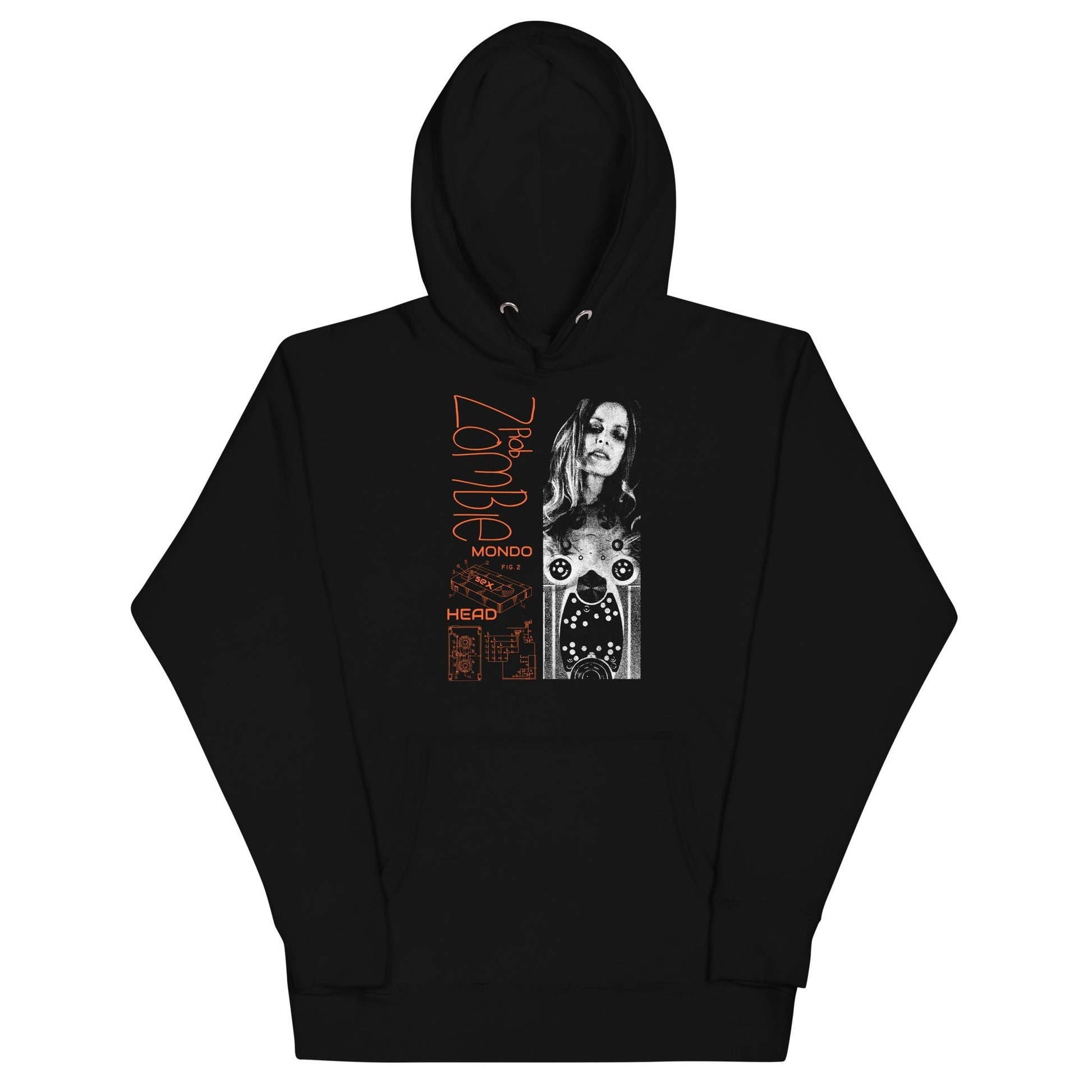 Rob Zombie - Mondo Head Hoodie Black