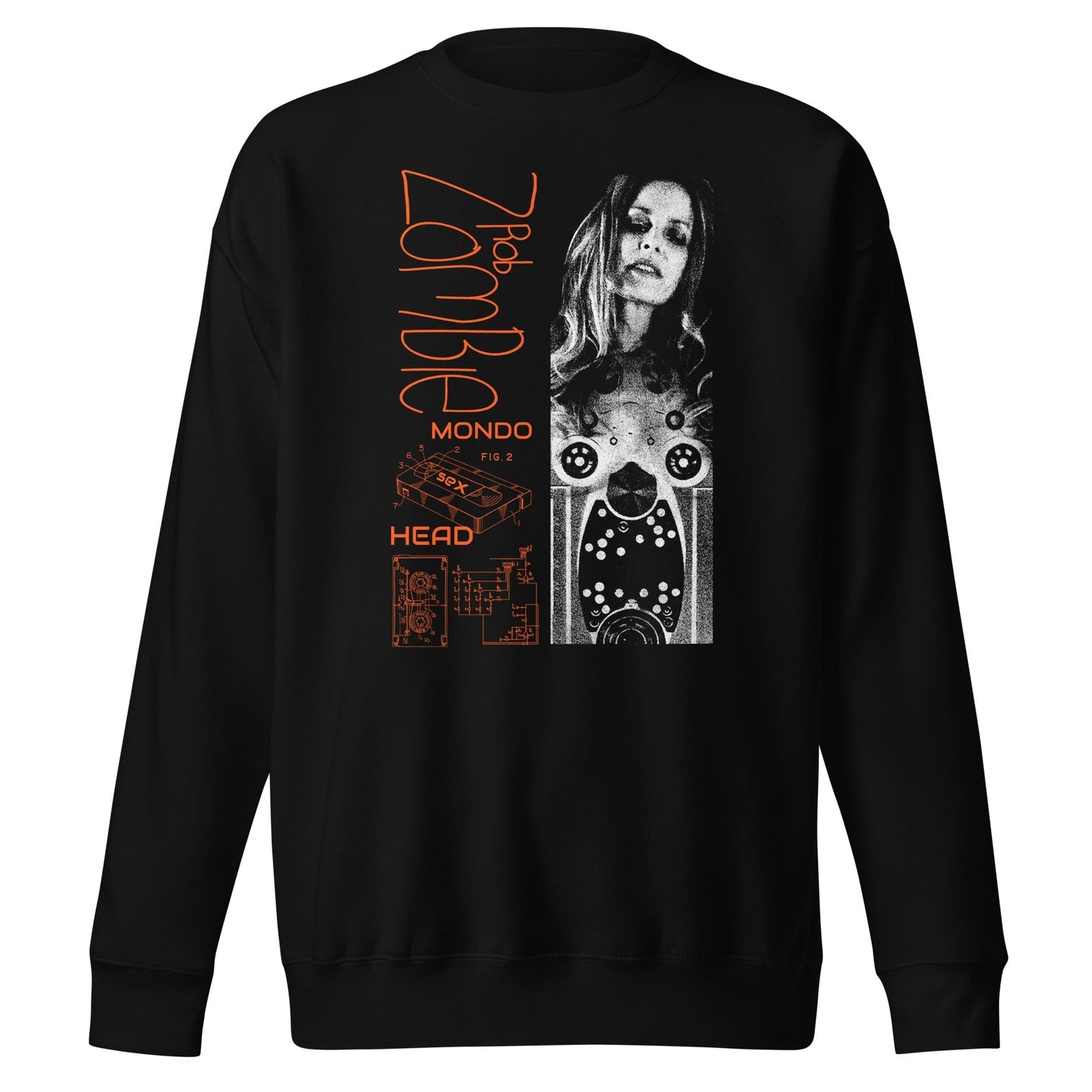 Rob Zombie - Mondo Head Sweatshirt Black