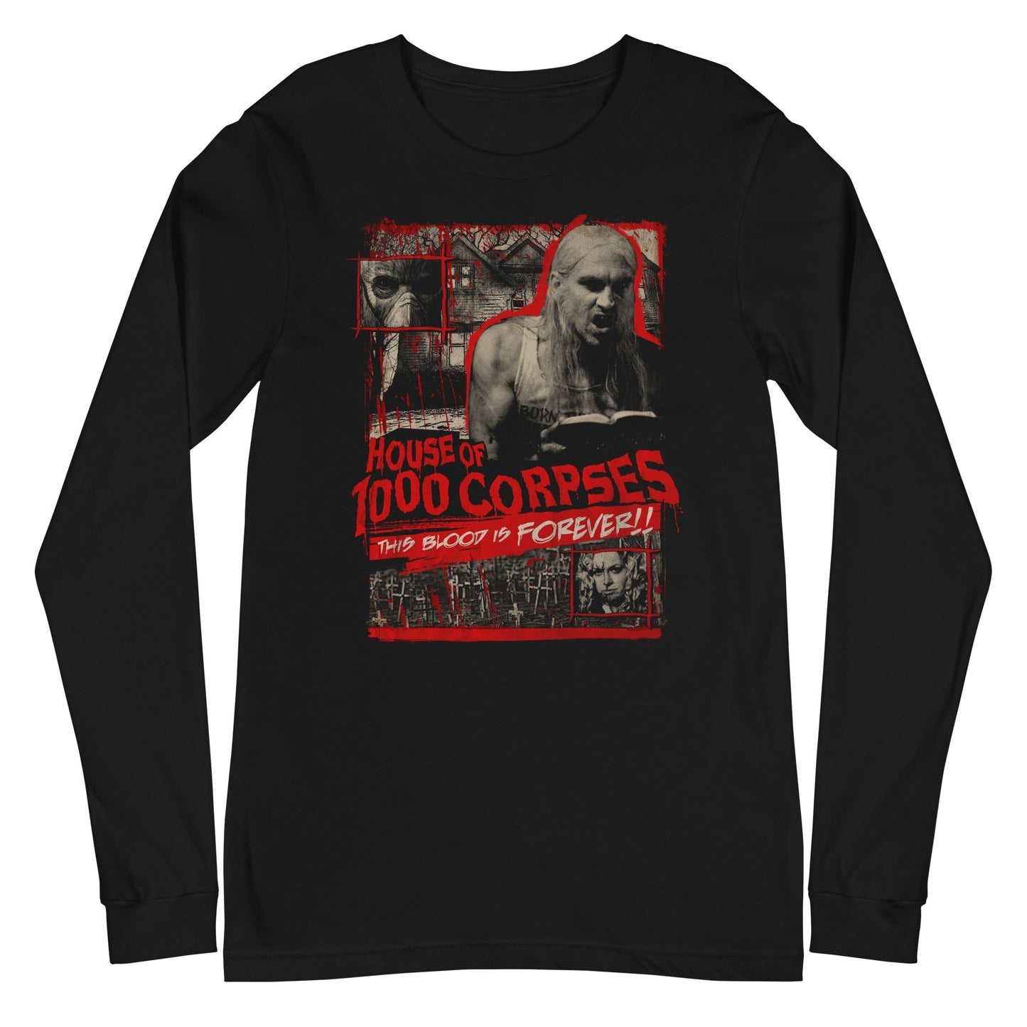 Rob Zombie - More Corpses Long Sleeve T-Shirt Black