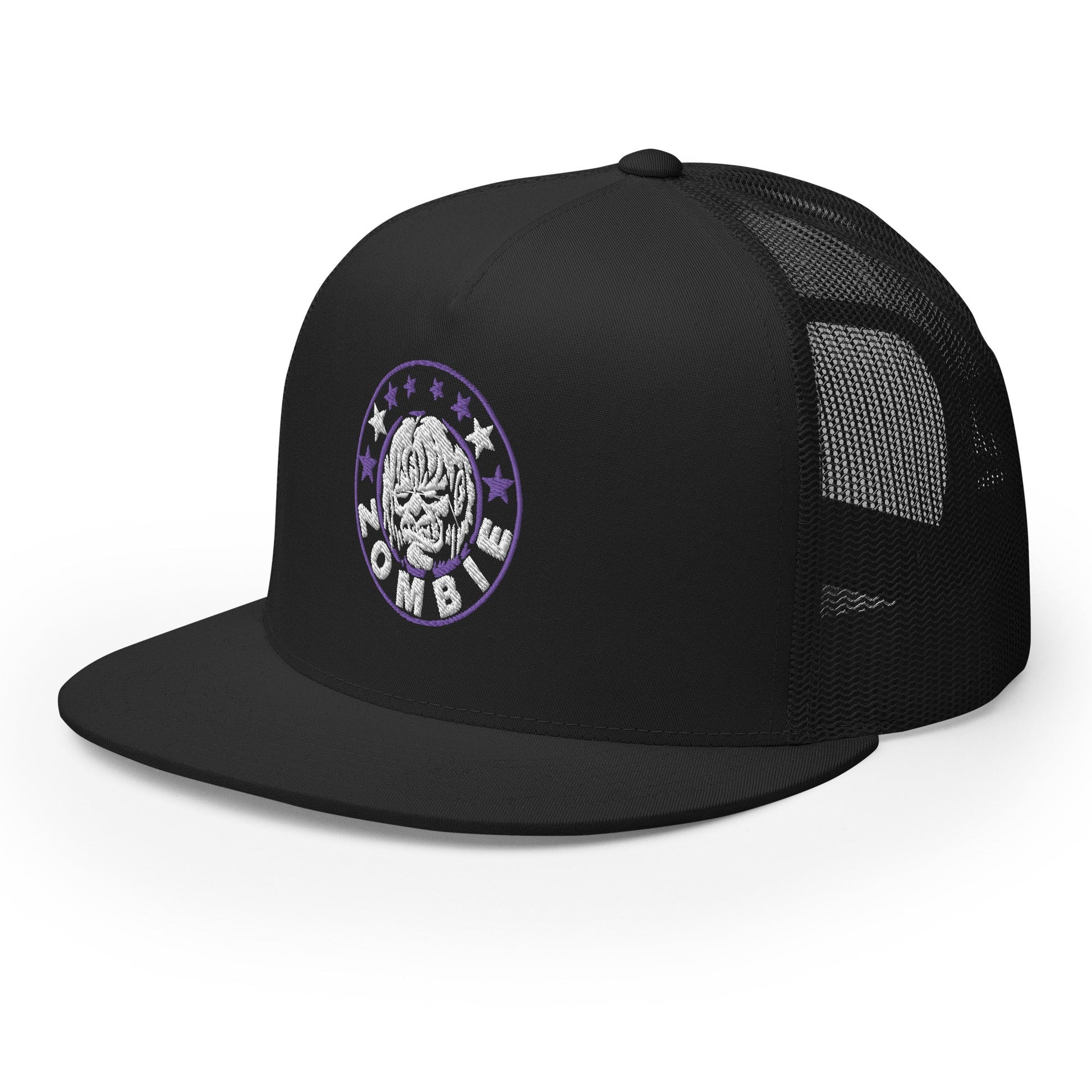 Rob Zombie Purple Circle Embroidered Trucker Hat