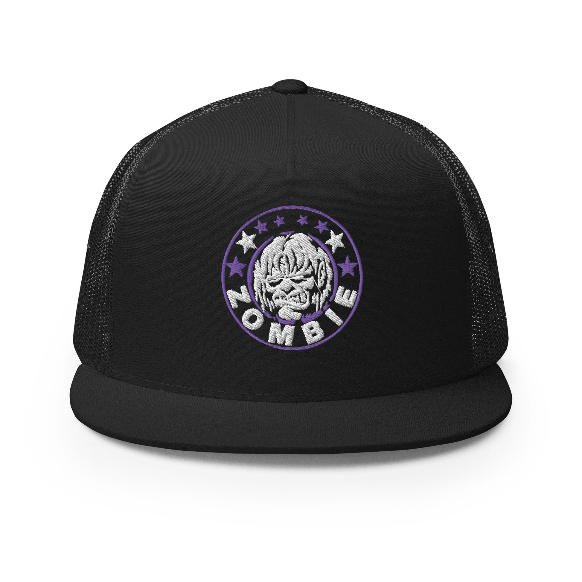 Rob Zombie Purple Circle Embroidered Trucker Hat