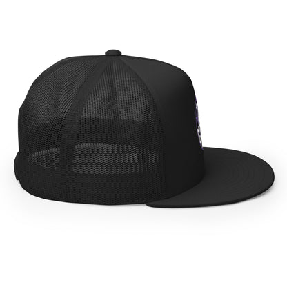 Rob Zombie Purple Circle Embroidered Trucker Hat