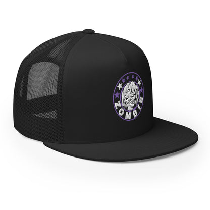 Rob Zombie Purple Circle Embroidered Trucker Hat