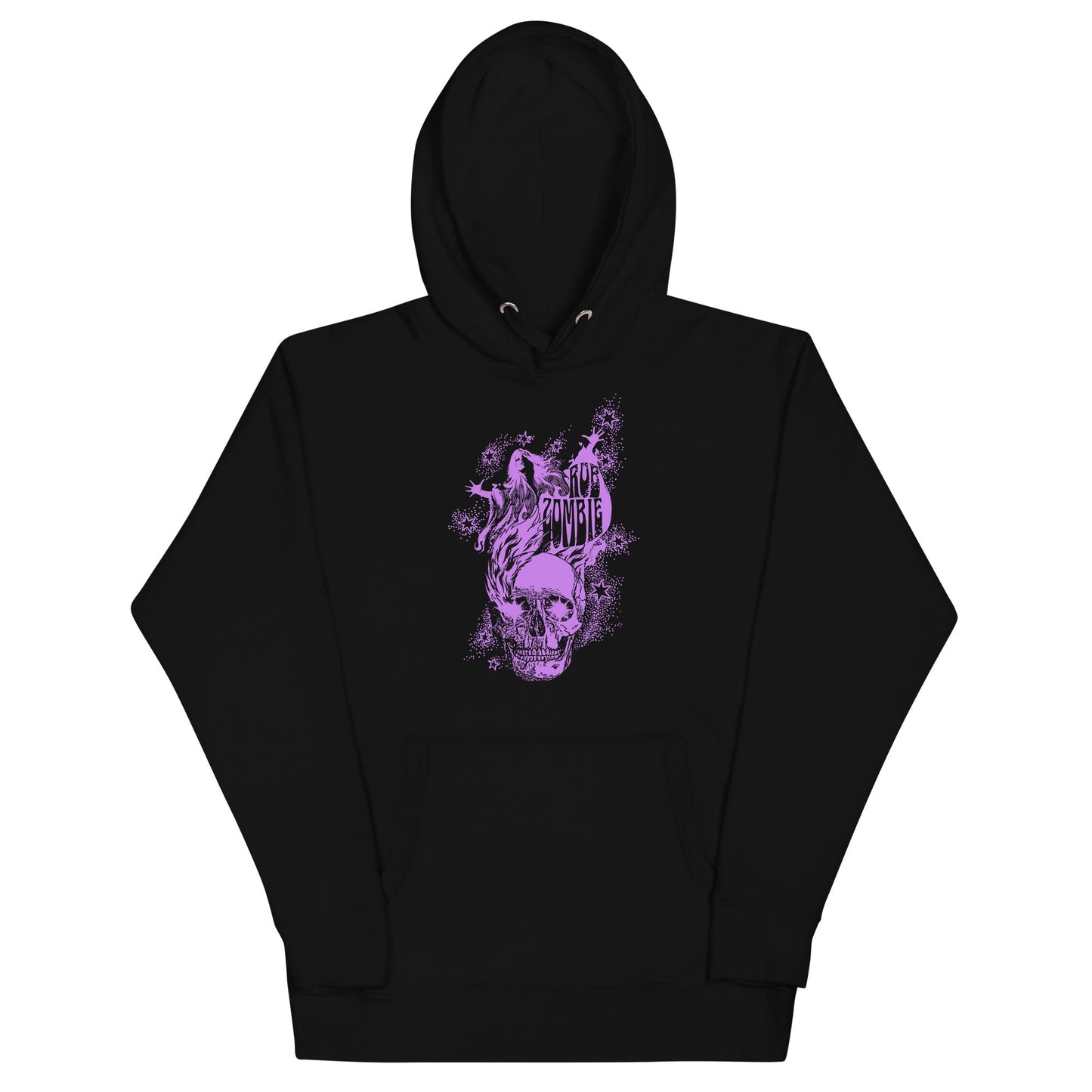 Rob Zombie - Purple Skull Hoodie Black