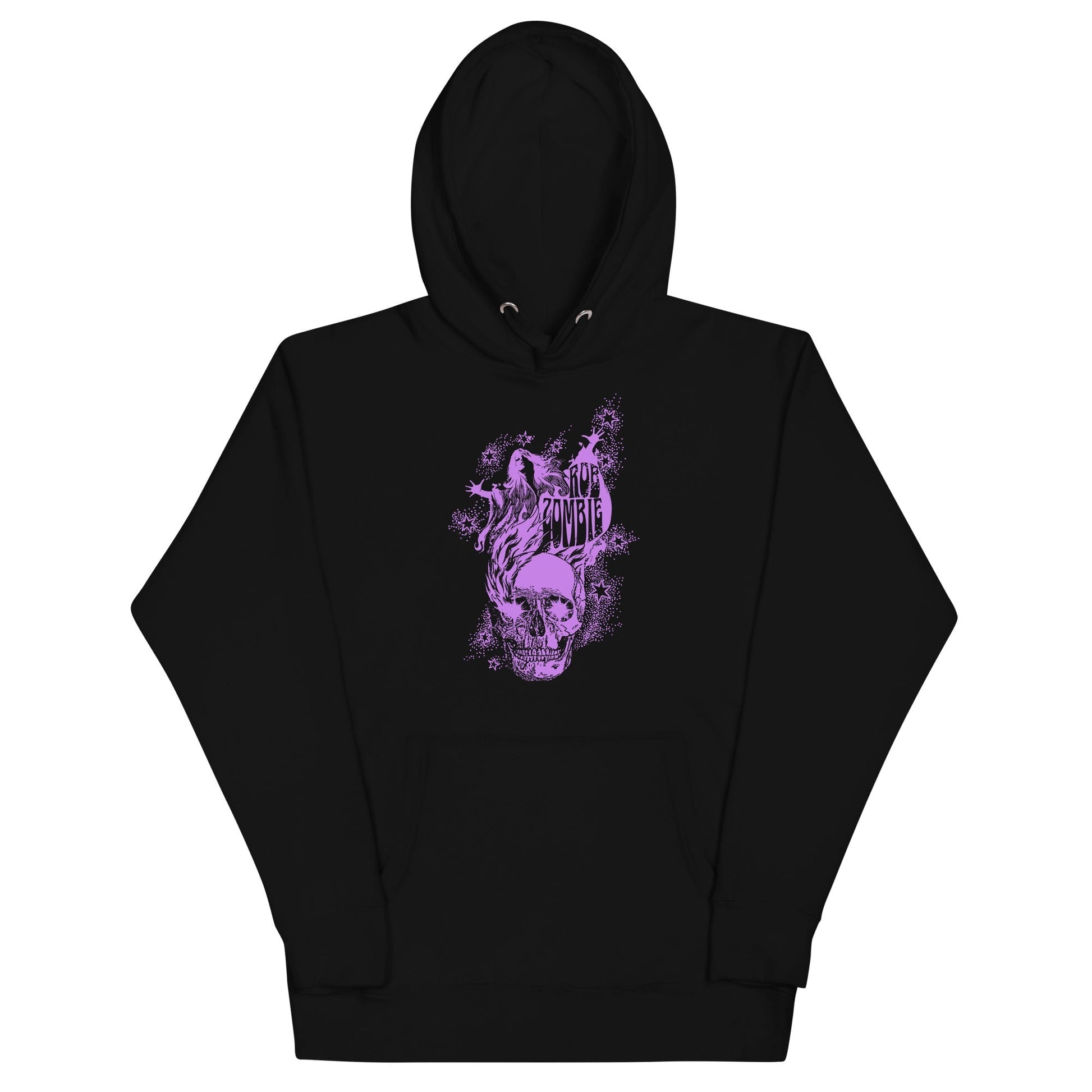 Rob Zombie - Purple Skull Hoodie Black