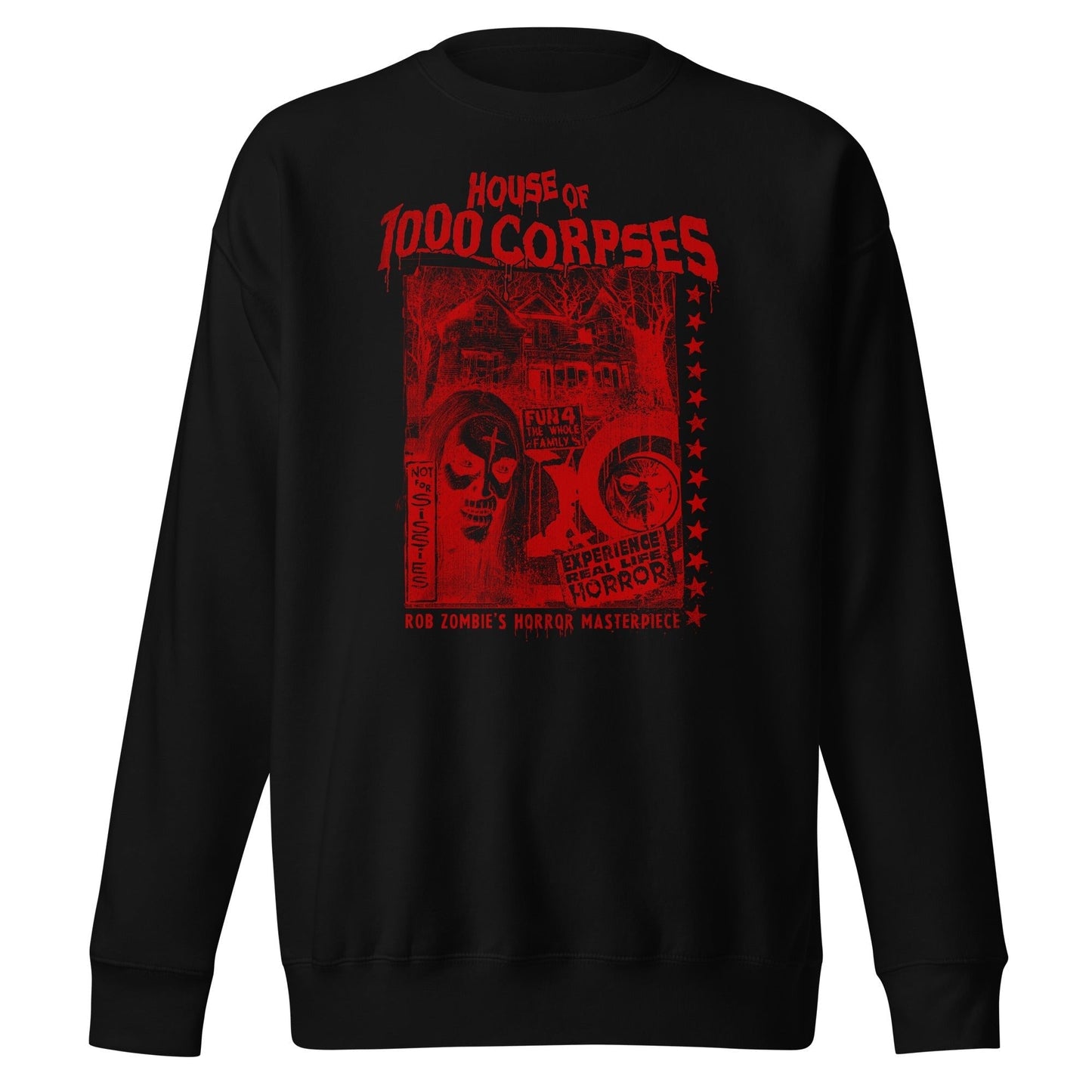 Rob Zombie - Red Corpses Sweatshirt Black