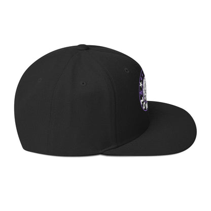 Rob Zombie Staring Black Embroidered Snap Back Hat