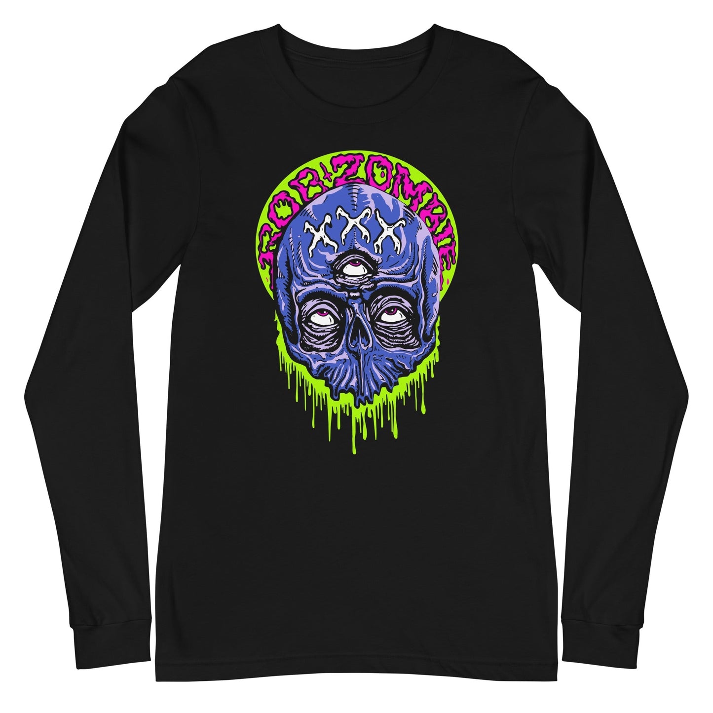 Rob Zombie - Triple Eye Long Sleeve T-Shirt Black