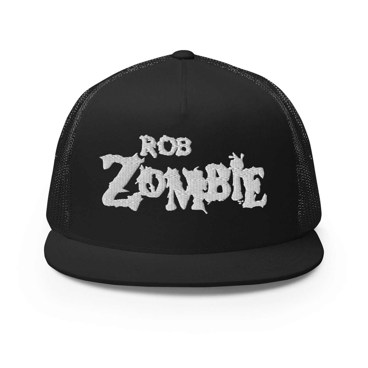 Rob Zombie White Logo Embroidered Trucker Hat