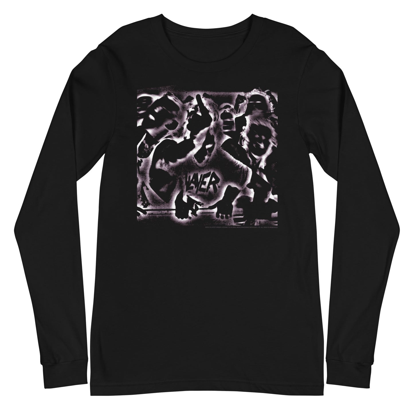 Slayer - Abstract Logo Long Sleeve T-Shirt Black