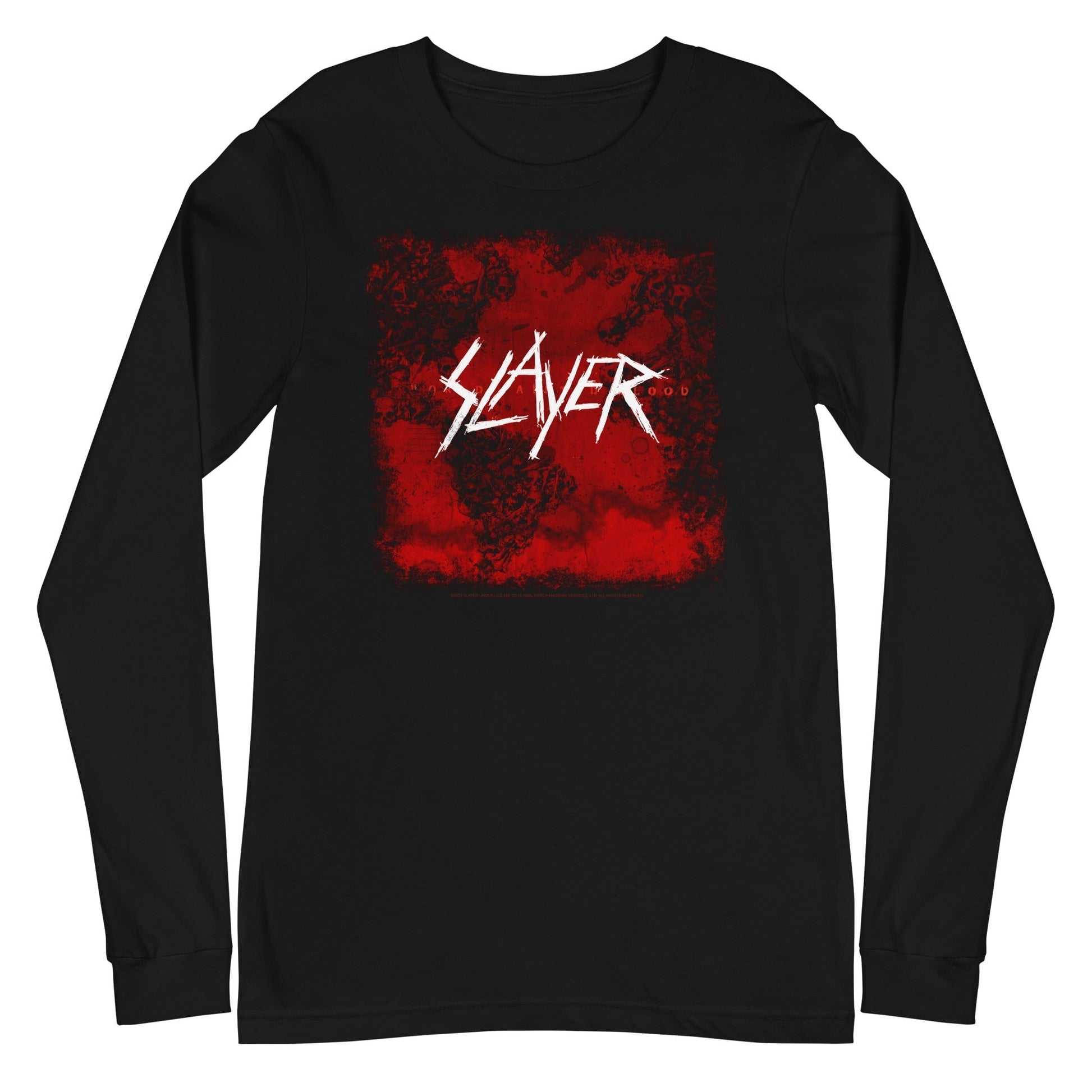 Slayer - Blood Logo Long Sleeve T-Shirt Black