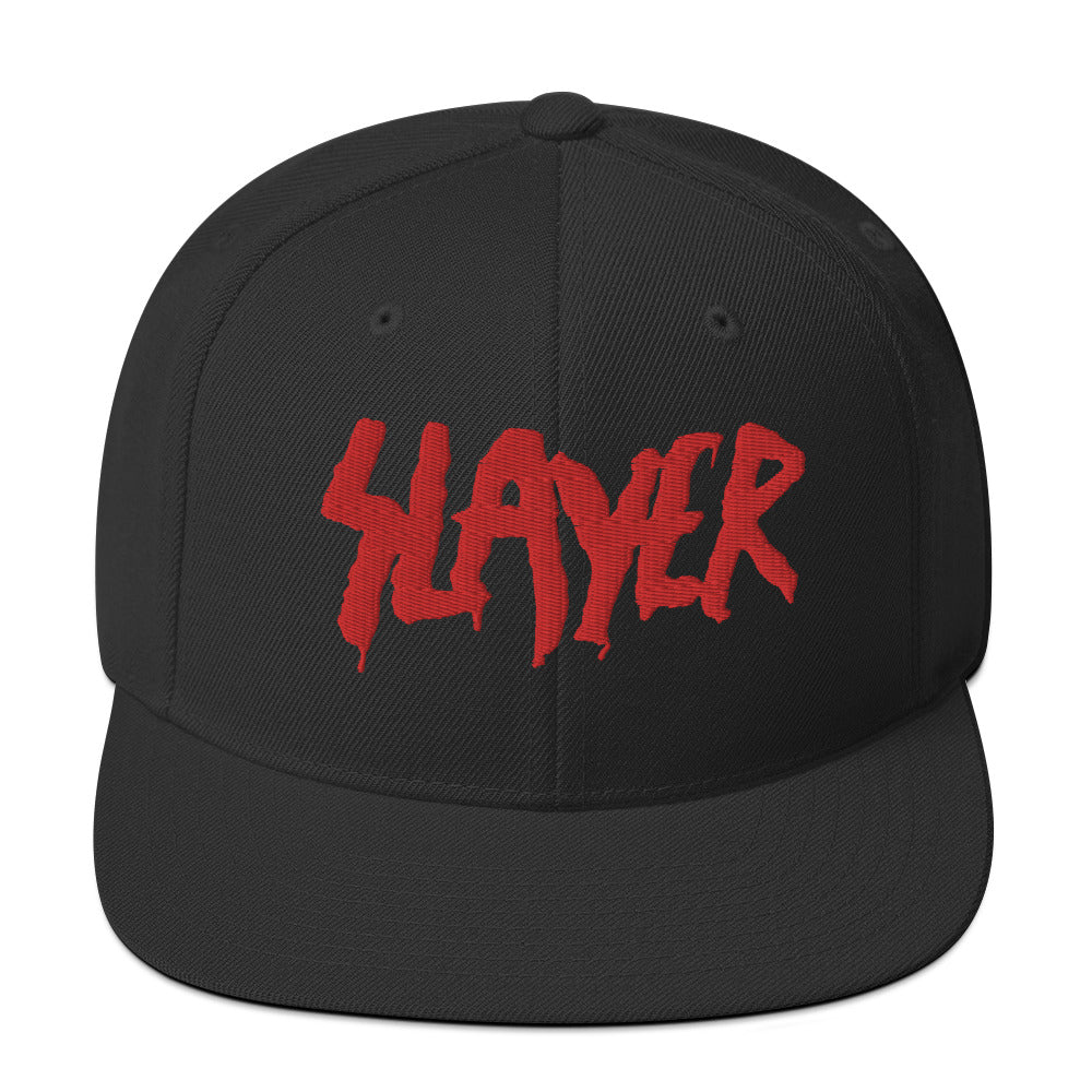 Slayer Drip Logo Embroidered Snapback Hat