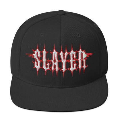 Slayer Electric Logo Embroidered Snapback Hat