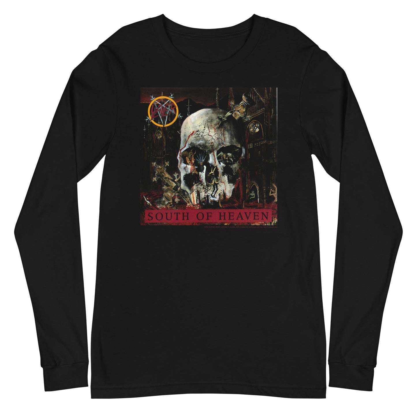Slayer - Heaven Cover Long Sleeve T-Shirt Black