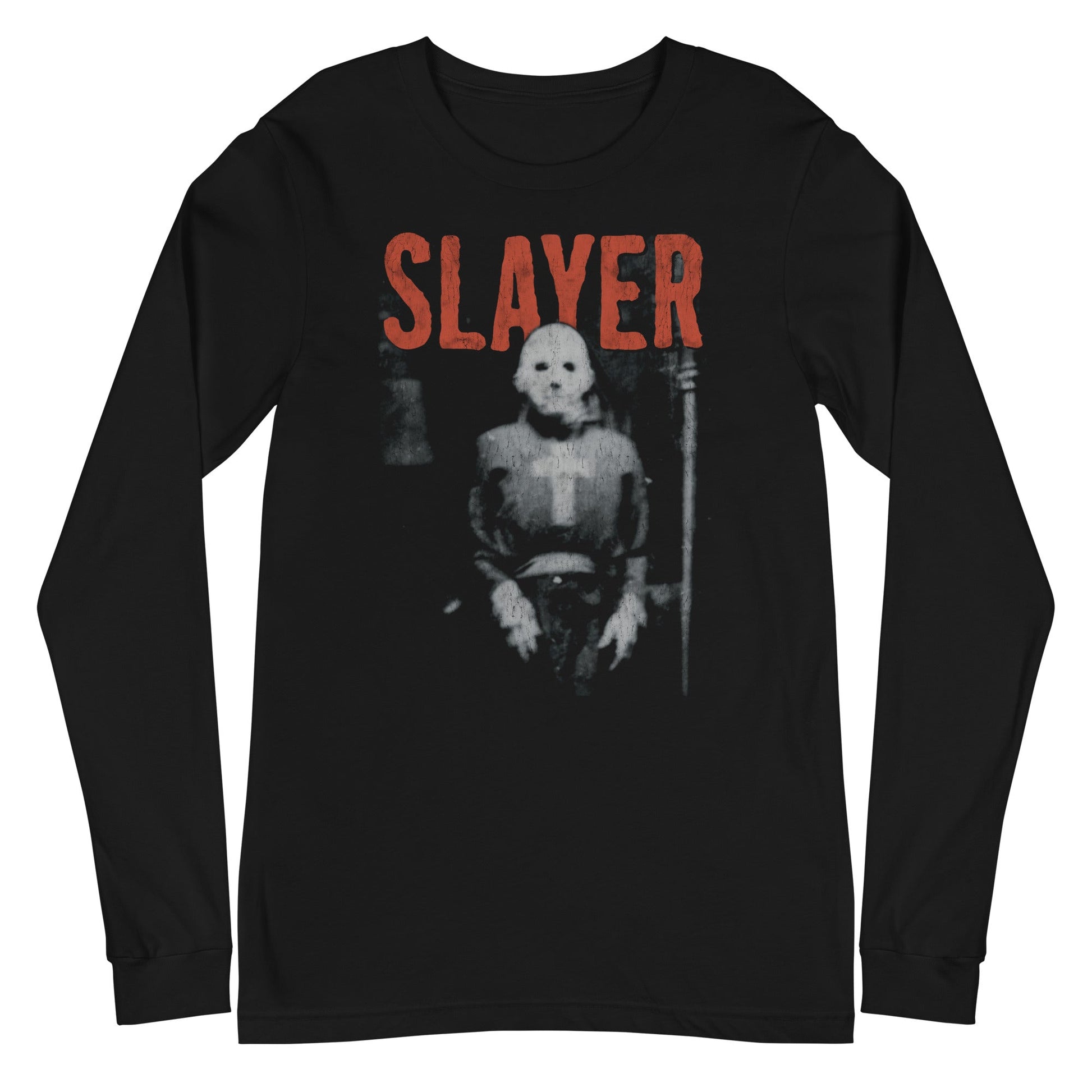 Slayer - Hockey Cross Long Sleeve T-Shirt Black