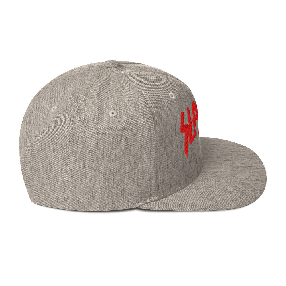 Slayer Logo Embroidered Snapback Hat