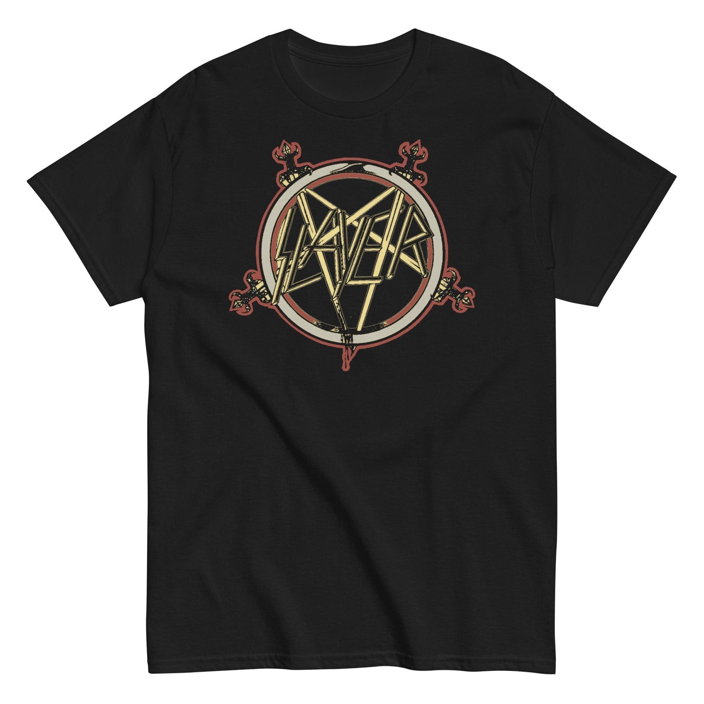 Slayer - Pentagram Logo T-Shirt Black