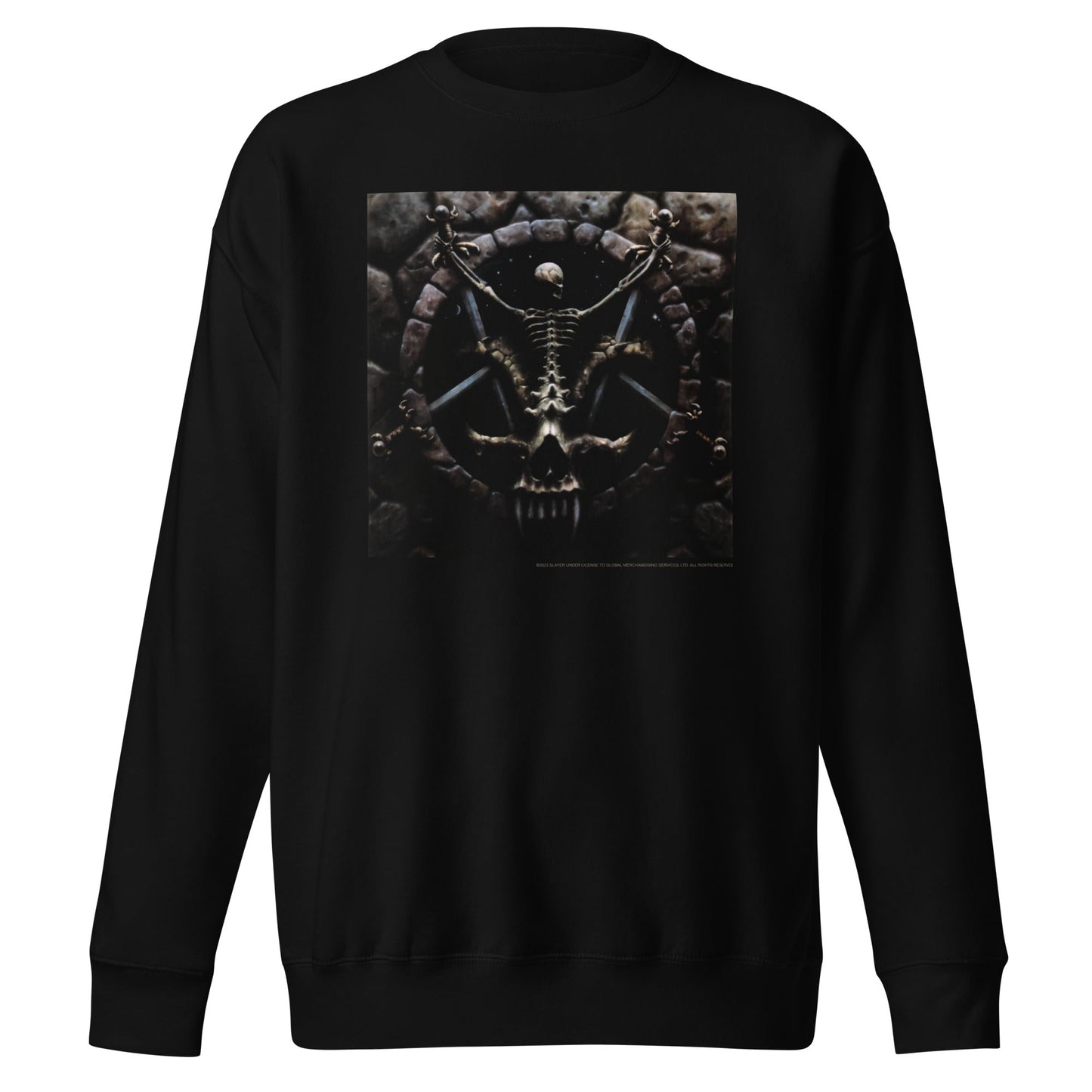 Slayer - Skeleton Pentagram Sweatshirt Black