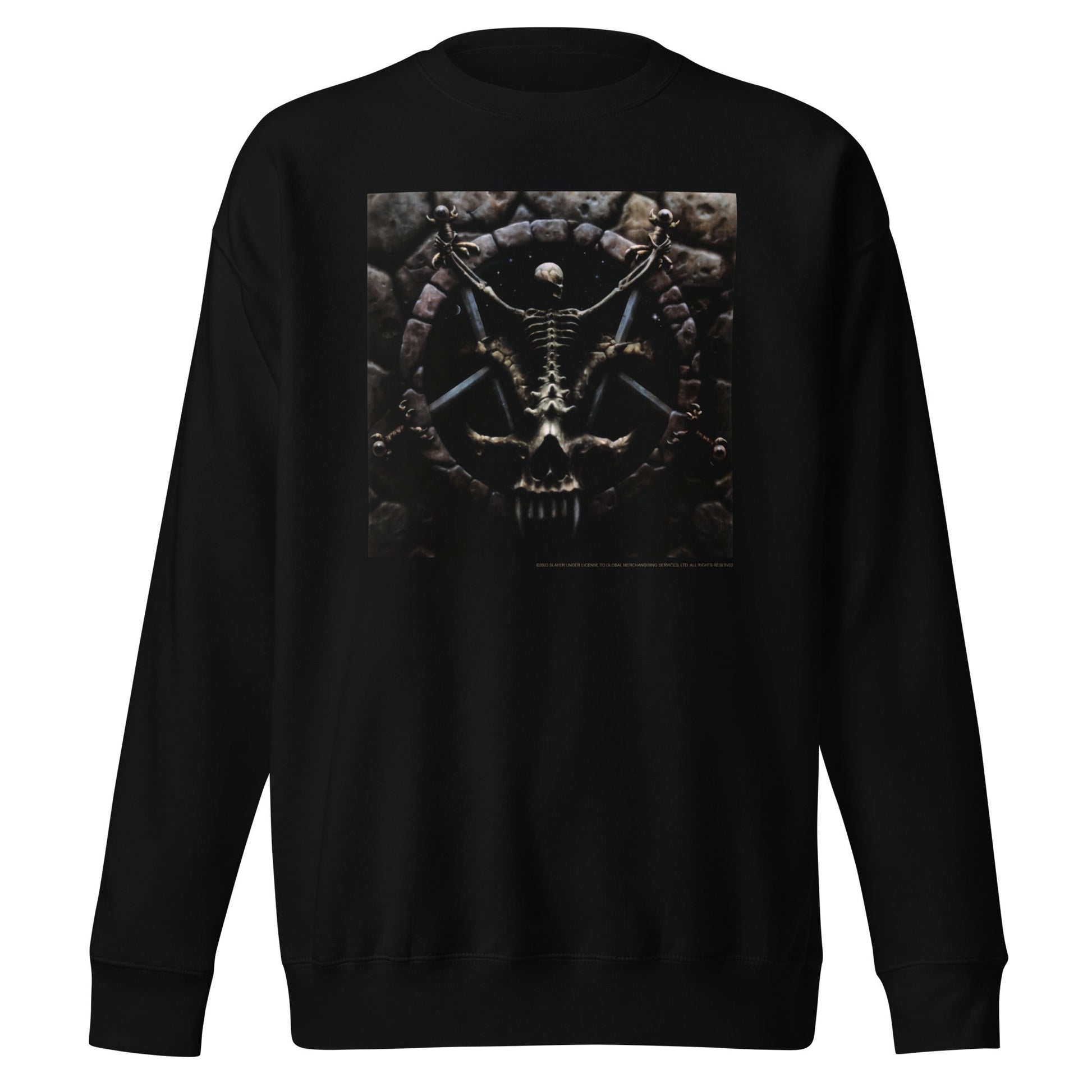Slayer - Skeleton Pentagram Sweatshirt Black