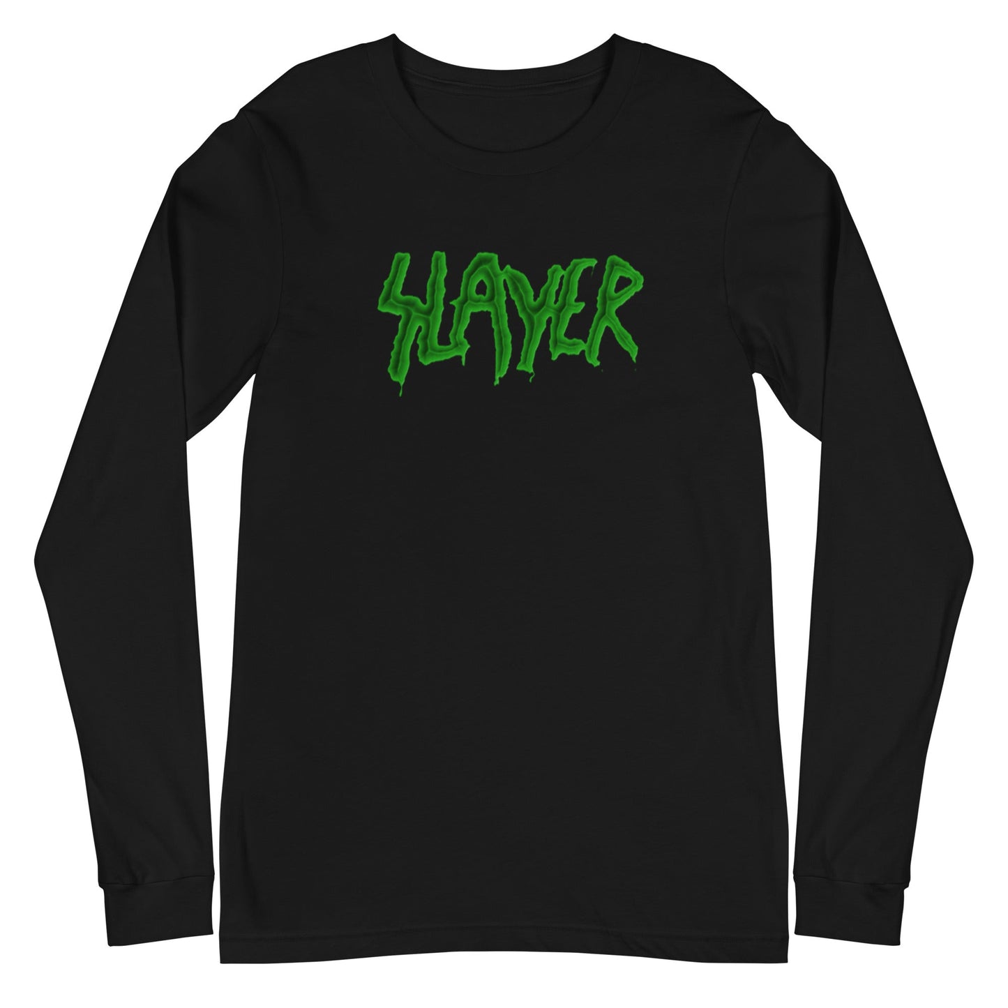 Slayer - Slime Logo Long Sleeve T-Shirt Black