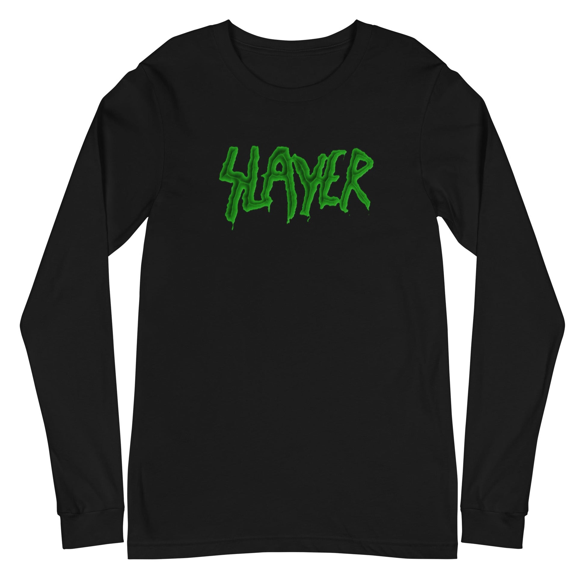 Slayer - Slime Logo Long Sleeve T-Shirt Black