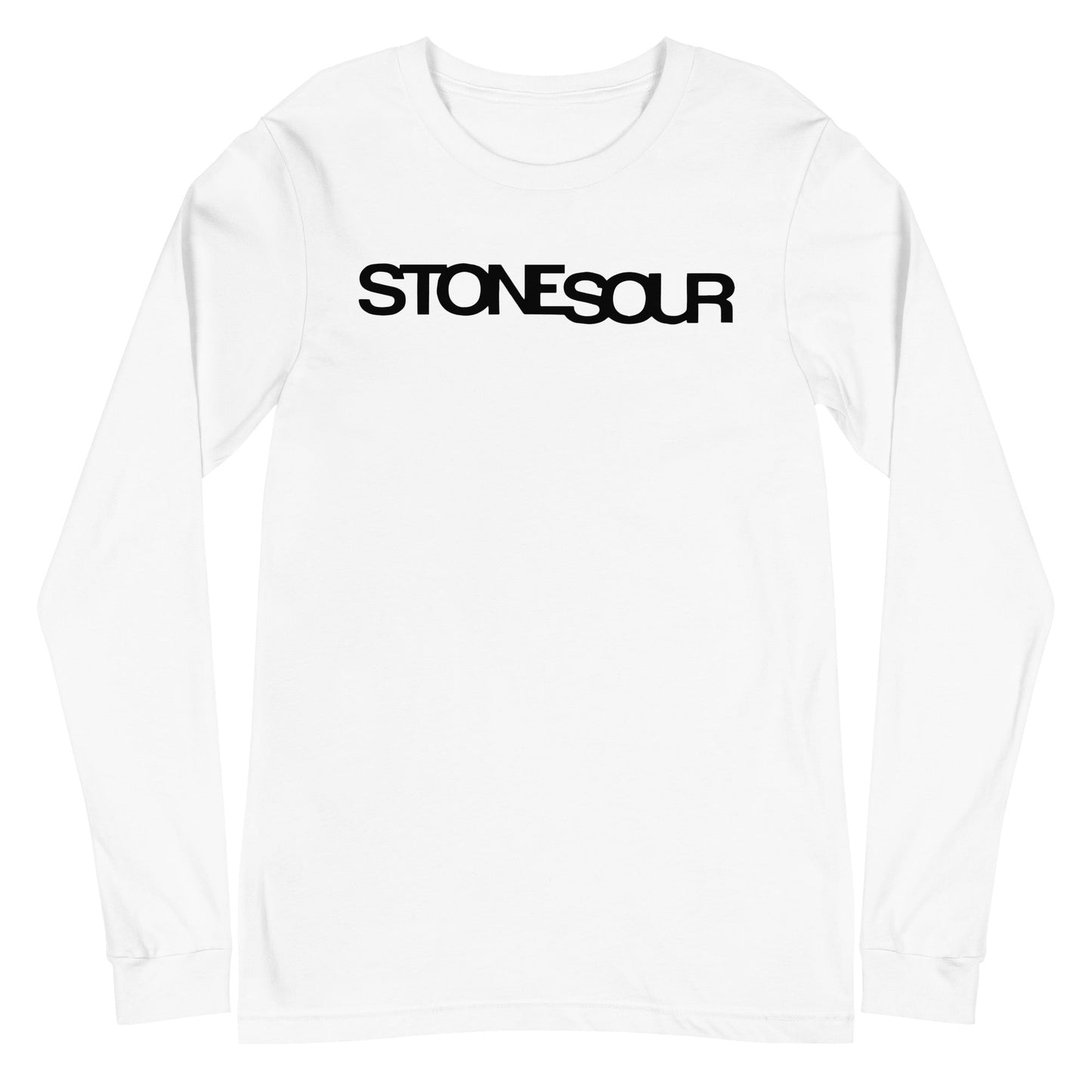Stone Temple Pilots - Black StoneSour Long Sleeve T-Shirt White
