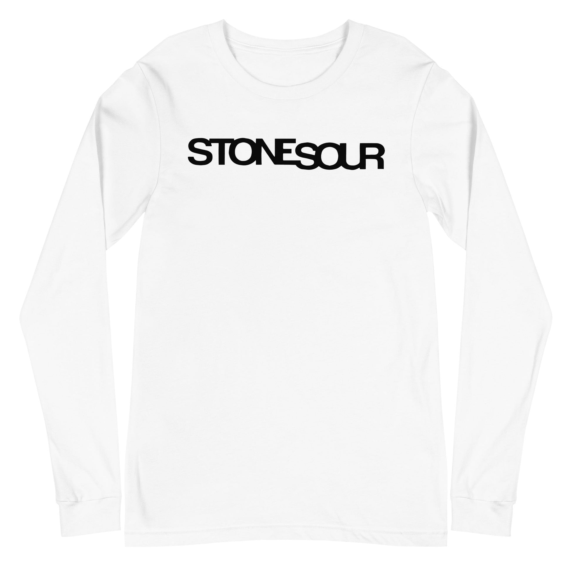 Stone Temple Pilots - Black StoneSour Long Sleeve T-Shirt White