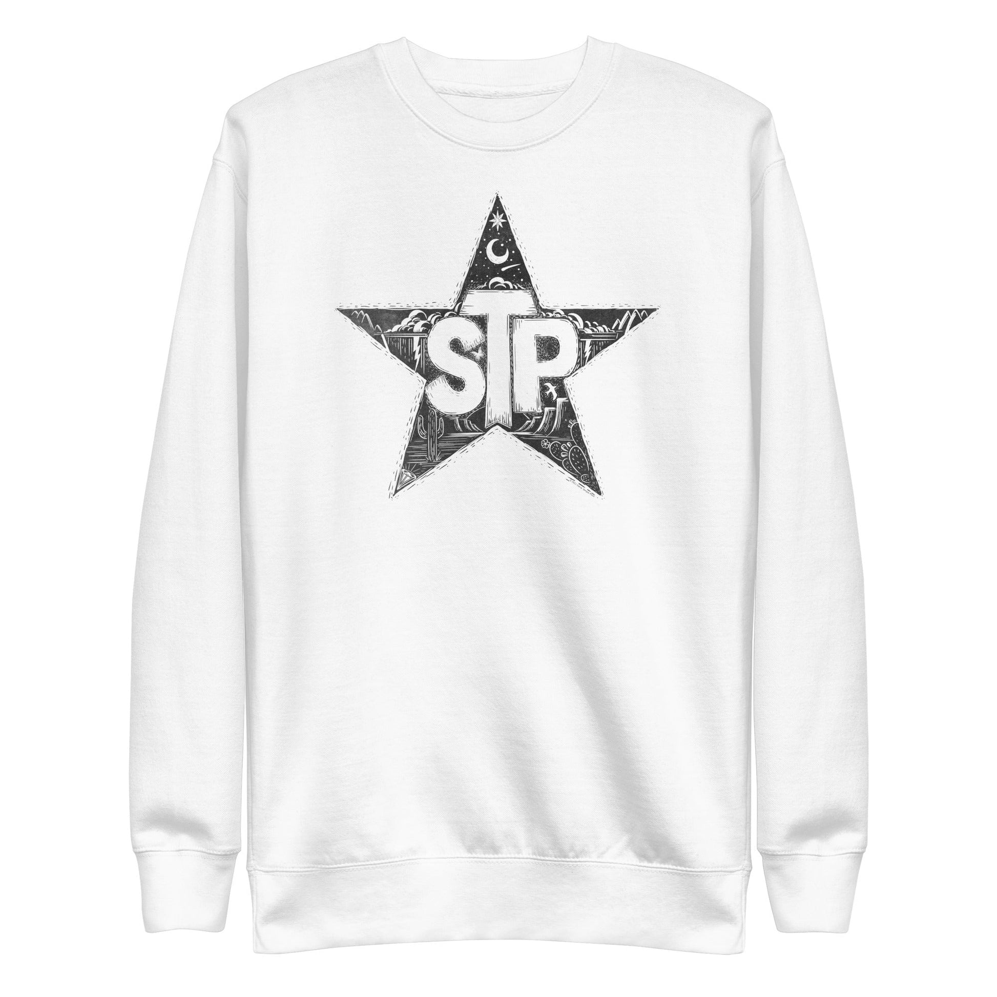 Stone Temple Pilots - Star Sweatshirt White