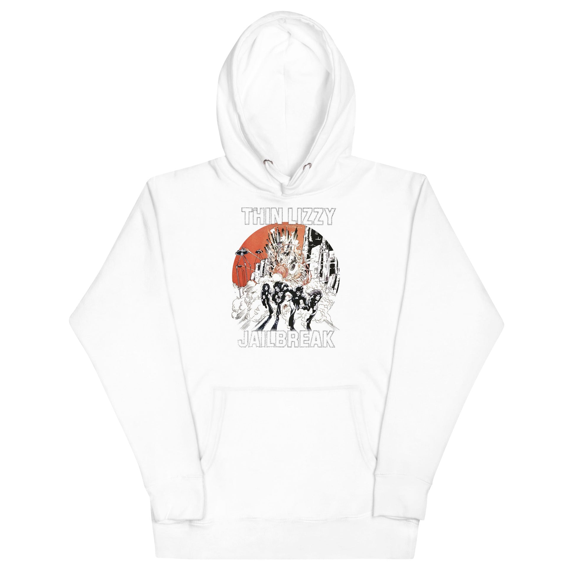 Thin Lizzy - Arctic Jail Hoodie White