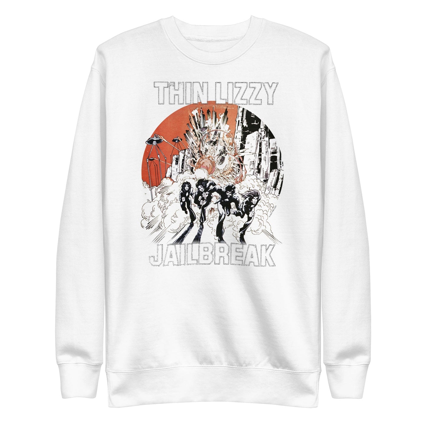 Thin Lizzy - Arctic Jail Sweatshirt White