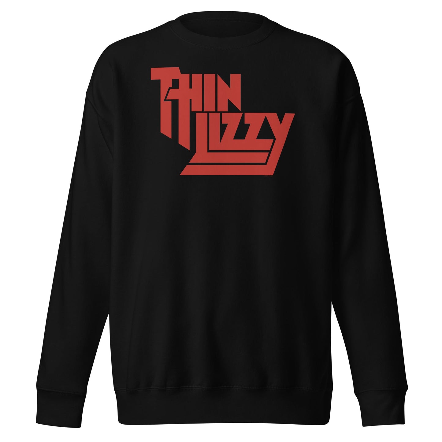 Thin Lizzy - Classic Red Logo Sweatshirt Black
