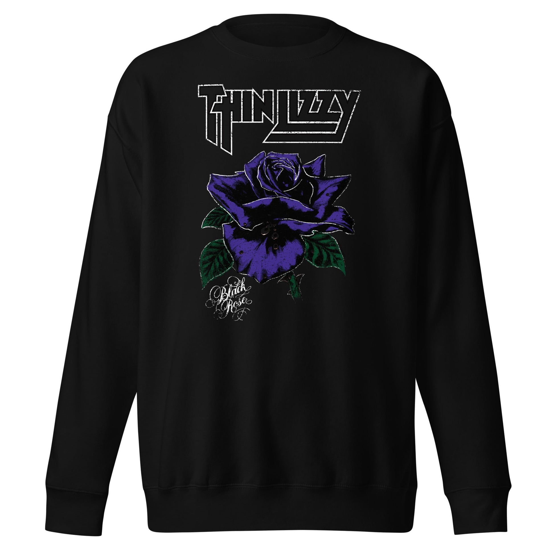 Thin Lizzy - White Outline Sweatshirt Black