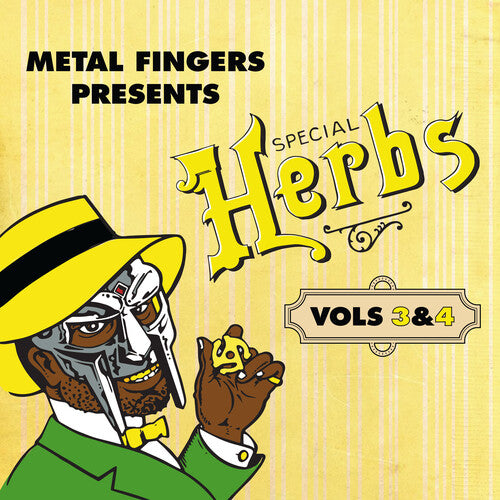 Metal Fingers Presents: Special Herbs Vol. 3 & 4 (Limited Edition, Yellow Colored Vinyl) (2 Lp's)