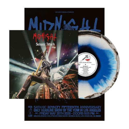 Satanic Attack Live! [Blue White Black Vinyl]