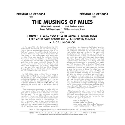 The Musings Of Miles (Original Jazz Classics Series) (180 Gram Vinyl)