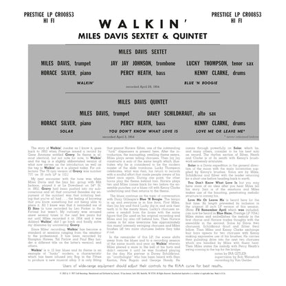 Walkin' (Original Jazz Classics Series) (180 Gram Vinyl)