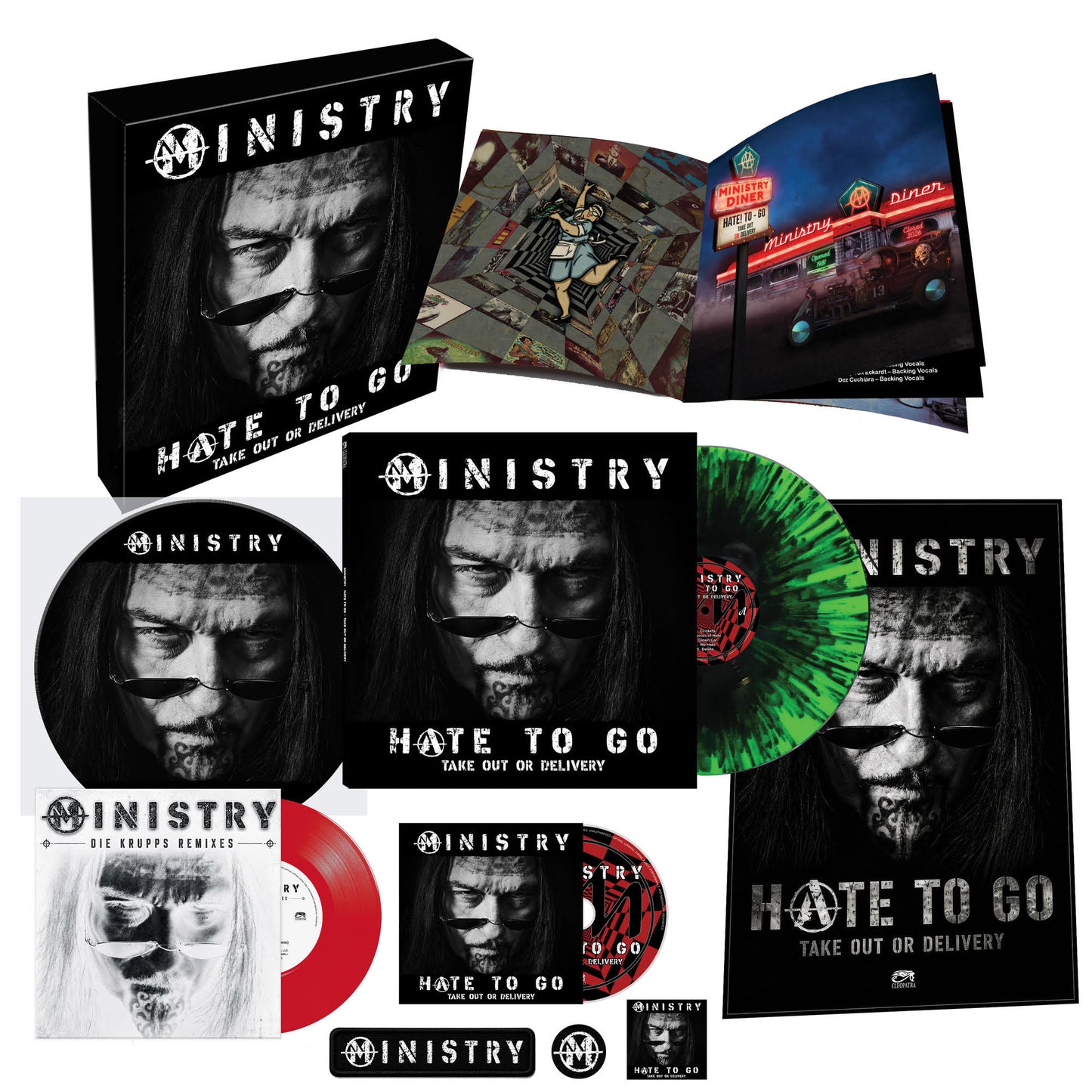 Hate To Go - Take Out Or Delivery (Deluxe Box Edition) [Black/Green Splatter] [4LP]