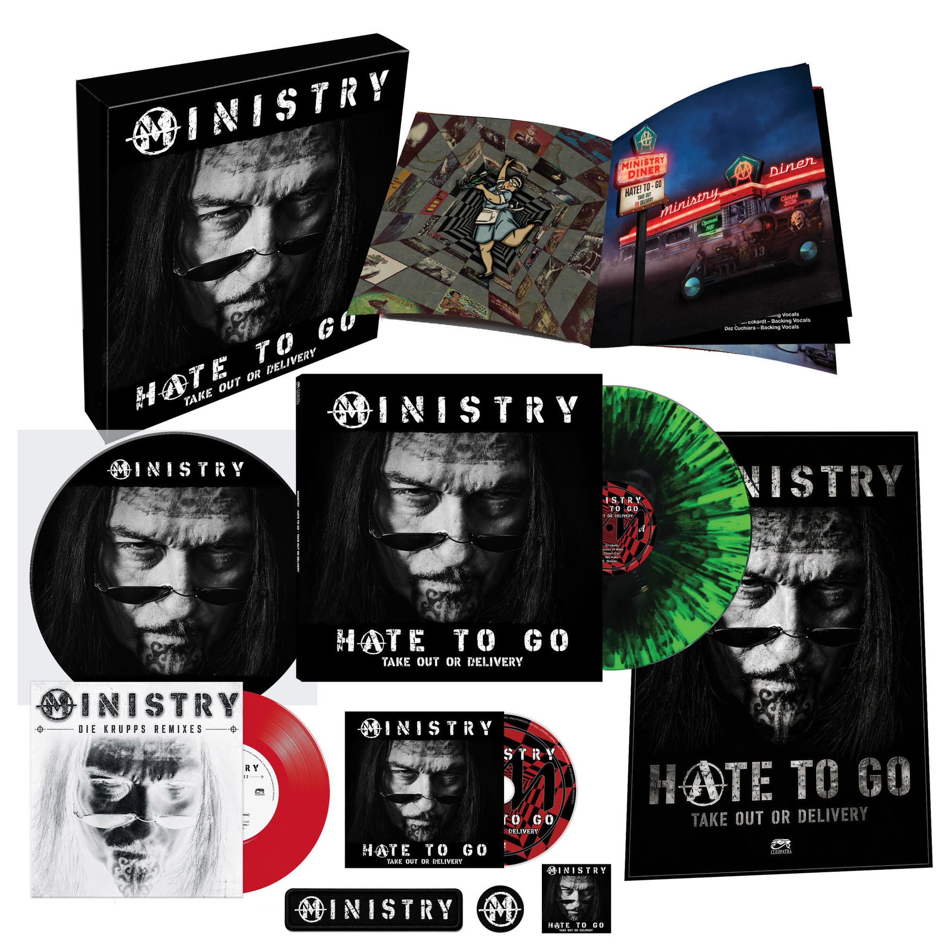 Hate To Go - Take Out Or Delivery (Deluxe Box Edition) [Black/Green Splatter] [4LP]