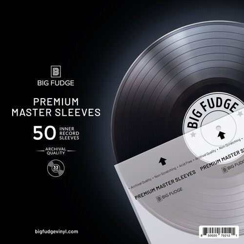 12-Inch Vinyl Lp Record Premium Master Inner Sleeves 50 Pack Clear