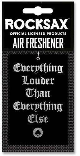 Rocksax - Motorhead - Everything Loud - Air Freshener (Vanilla)