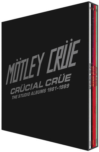 Crucial Crue: The Studio Albums 1981-1989 (Limited Edition, Boxed Set, Colored Vinyl) (5 Lp's)