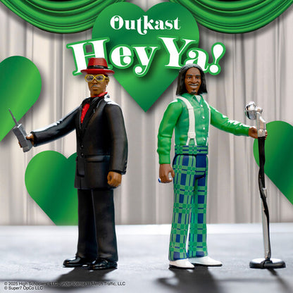 Super7 - OutKast - ReAction Figures Wv4 - Hey Ya! 2-Pack (Action Figure, Collectible)